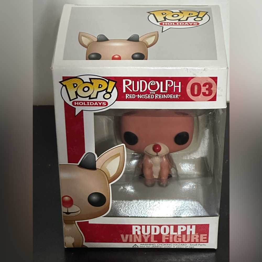 Funko POP! Holiday Rudolph the red-nosed reindeer #03 vinyl  figure Vaulted!